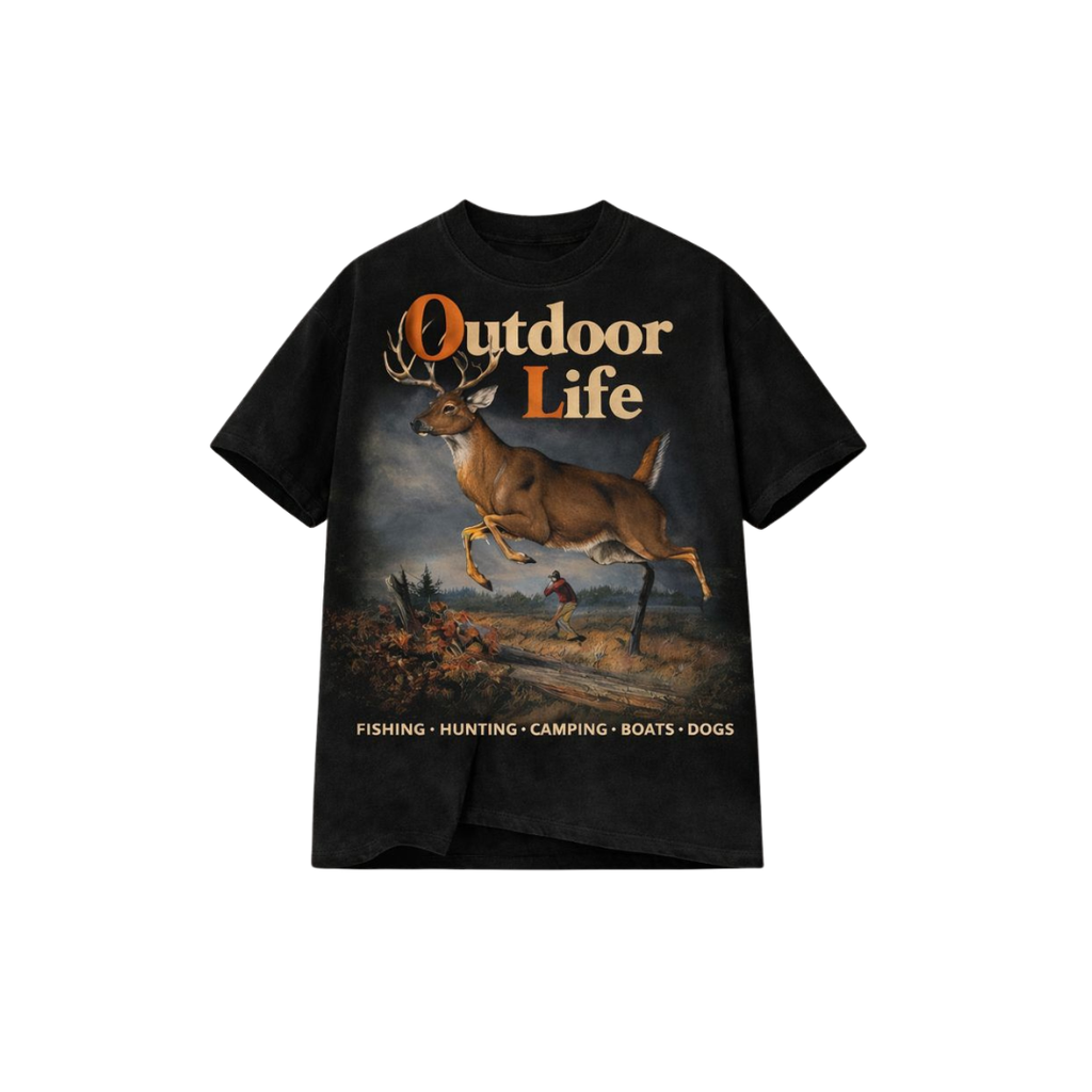 HUNTERHILLS "OUTDOOR LIFE" T-SHIRT