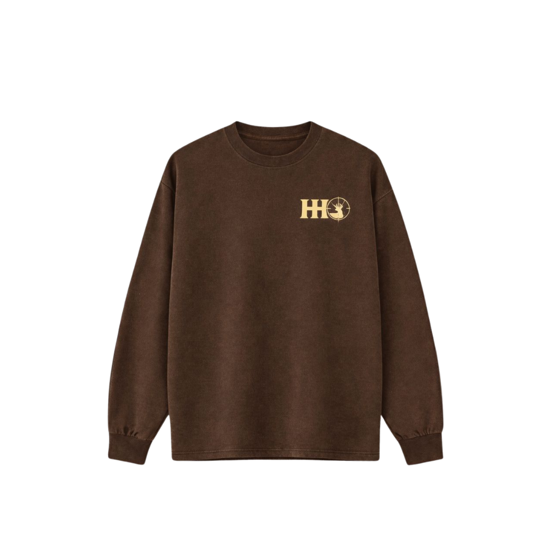 HUNTERHILLS LOGO LONGSLEEVE