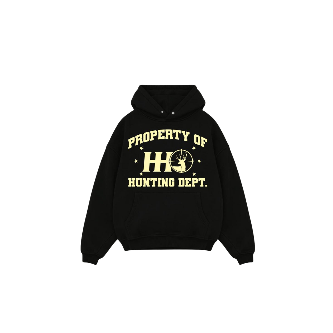 PROPERTY OF HUNTERHILLS HUNT DEPT. HOODIE
