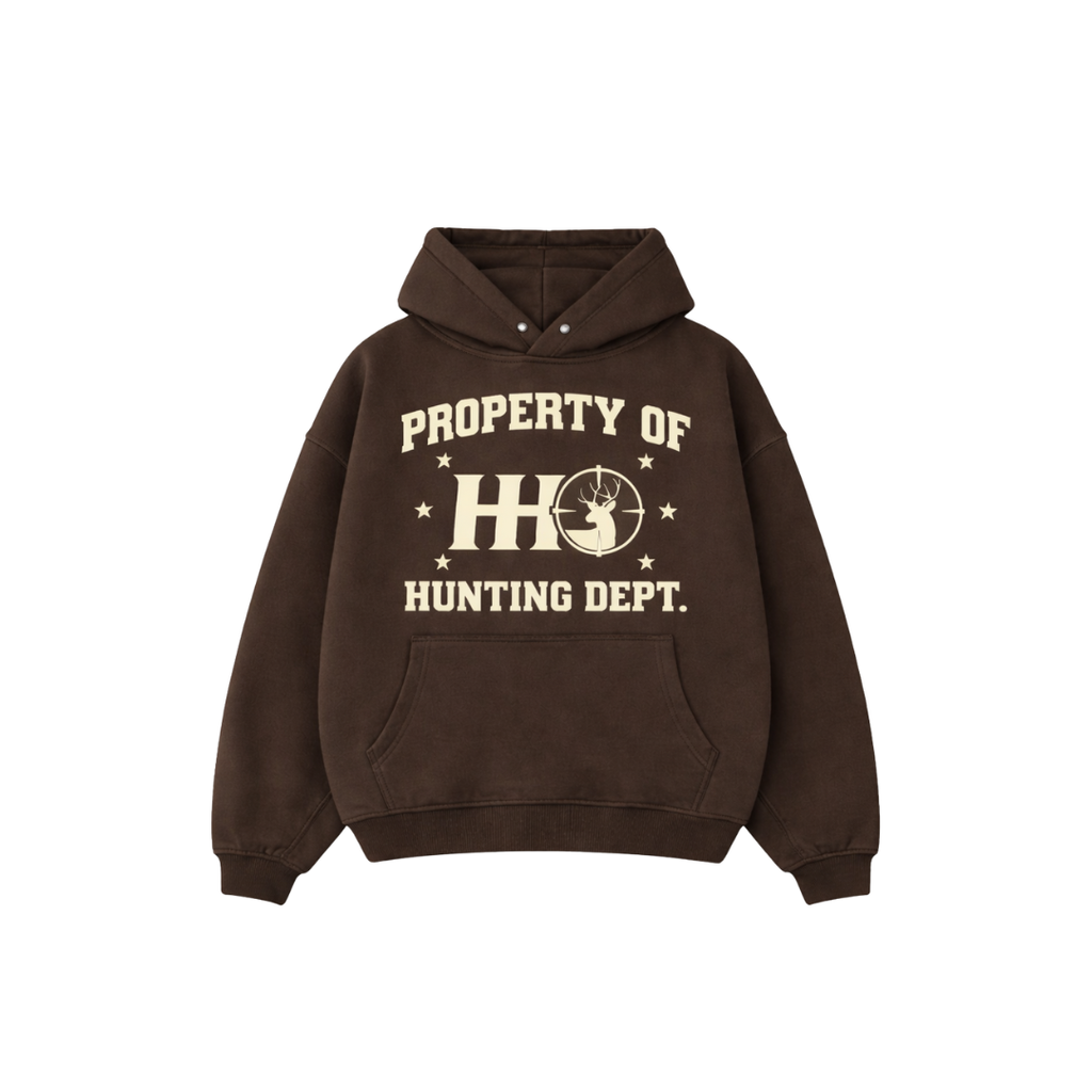 PROPERTY OF HUNTERHILLS HUNT DEPT. HOODIE
