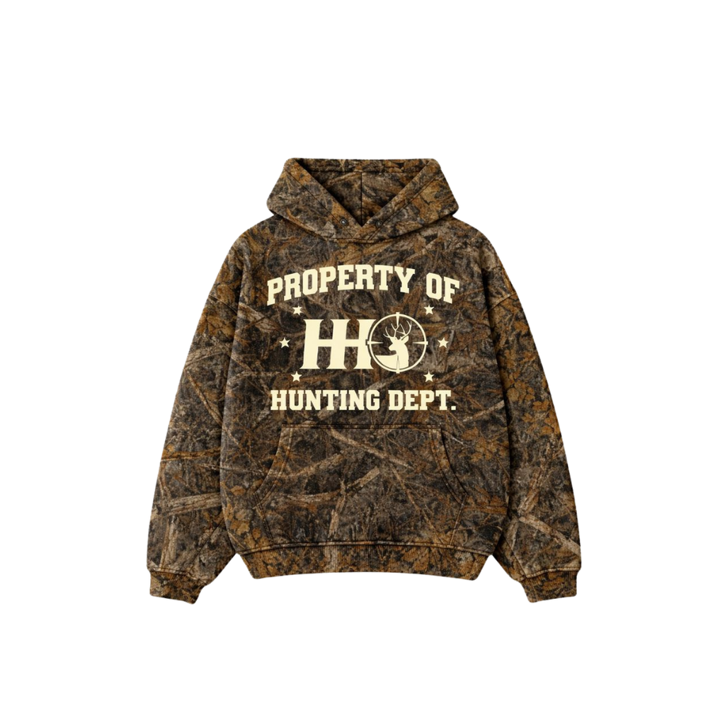 PROPERTY OF HUNTERHILLS HUNT DEPT. HOODIE