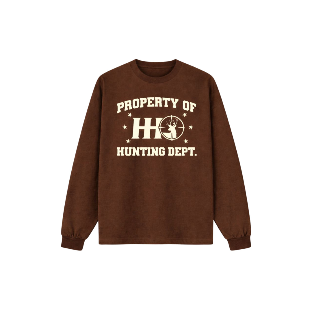 PROPERTY OF HUNTING DEPT. LONG SLEEVE