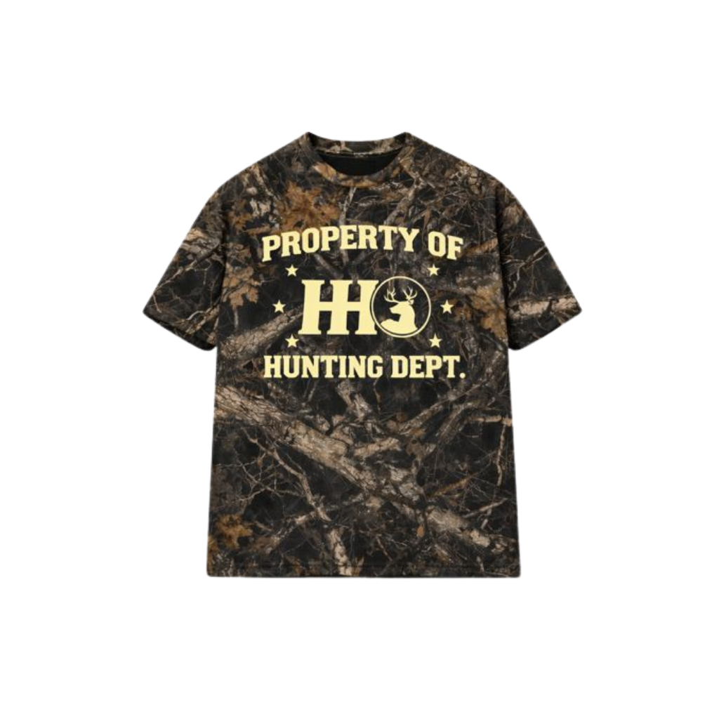 PROPERTY OF HUNTING DEPT. T-SHIRT