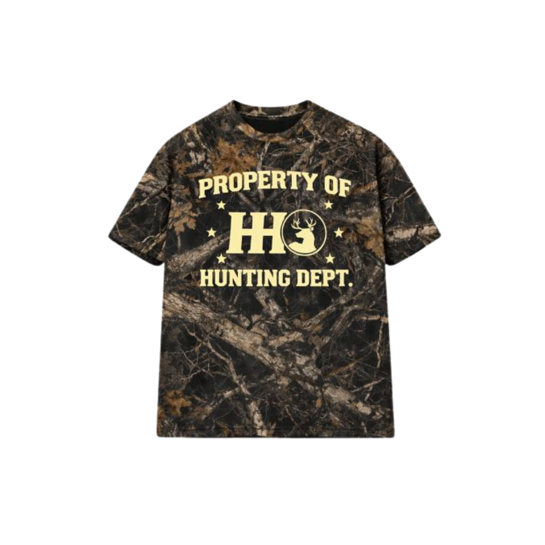 PROPERTY OF HUNTING DEPT. T-SHIRT